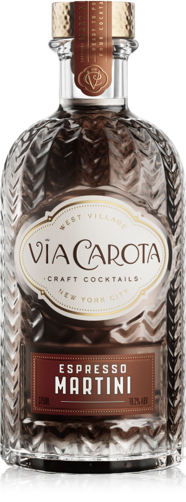 Espresso Martini from Via Carota Craft Cocktails in a 375 ml bottle, 19.2% ABV