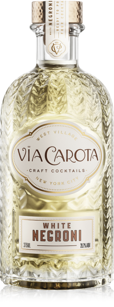 White Negroni from Via Carota Craft Cocktails in a 375 ml bottle, 20.7% ABV